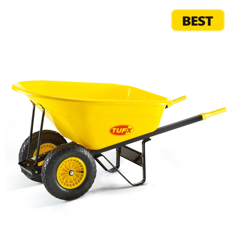 Two Wheels Large Wheelbarrow