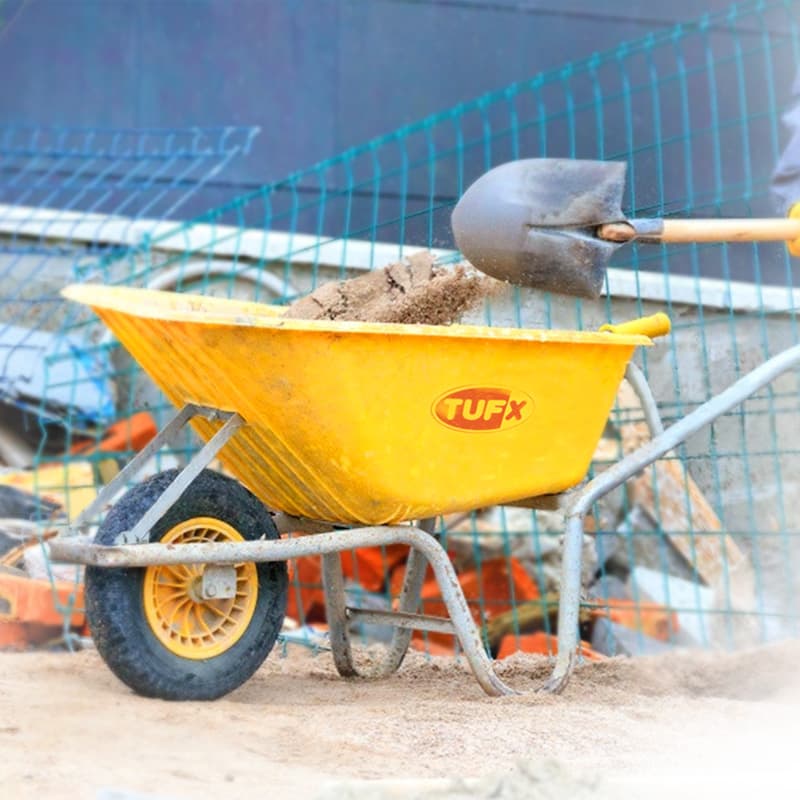 the contractor wheelbarrow