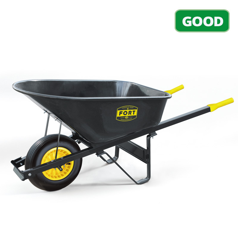 TUFX RS7 Steel Garden Wheelbarrow