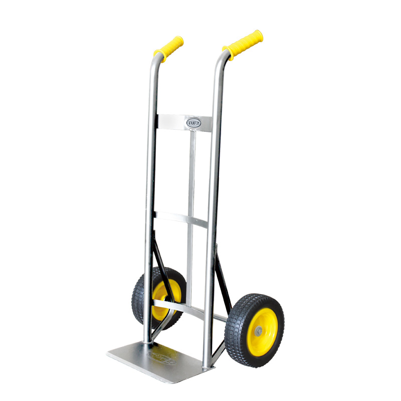 Twin Handle Zinc Finish Industrial Hand Truck