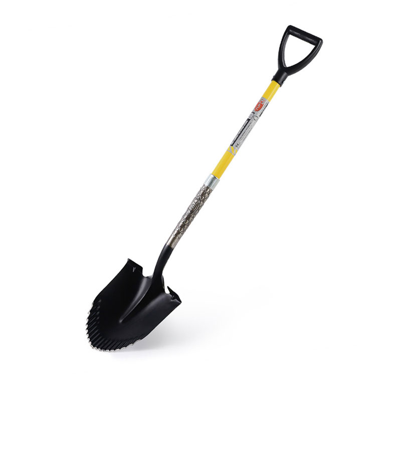 D-Handle Pro-contractor Spiked Digging Shovel