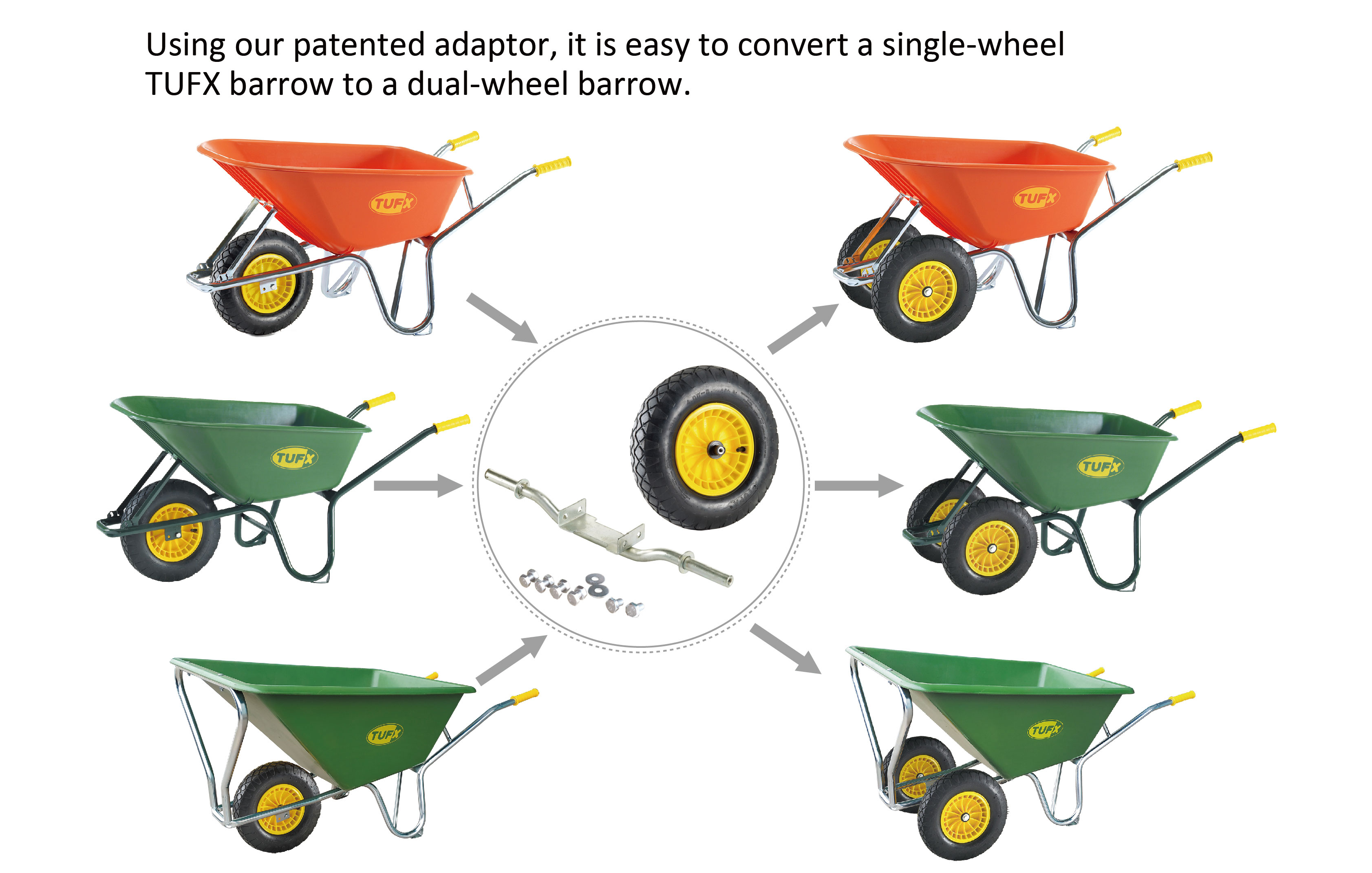 TUFX 2W-AXLE KIT