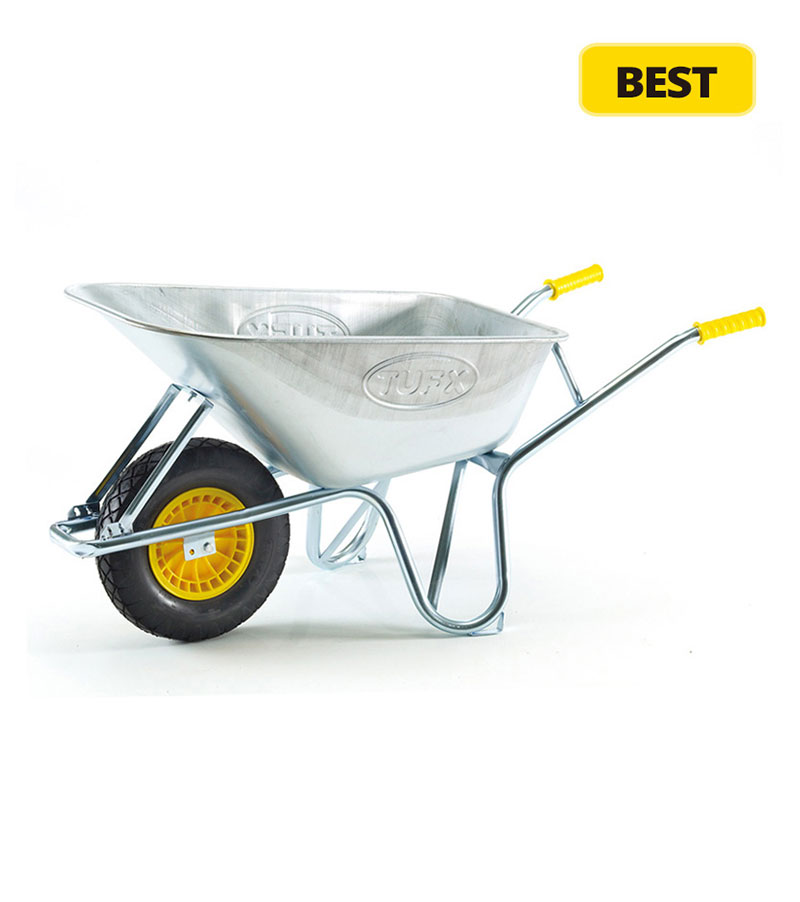 Galvanized Builders Wheelbarrow