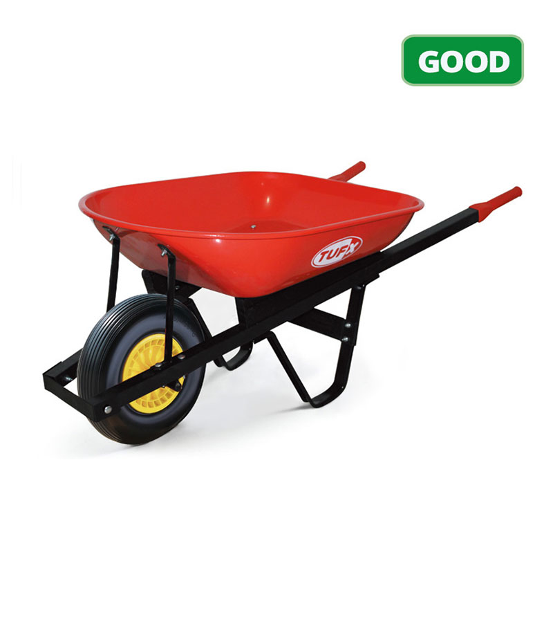 TUFX WB-40SSPSA Steel Garden Wheelbarrow