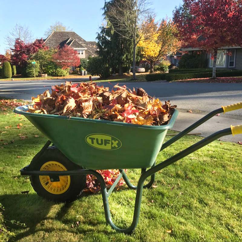 100 l plastic garden wheelbarrow