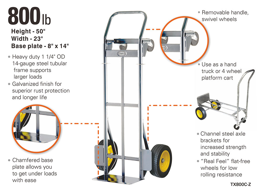 Heavy Duty Convertible Hand Truck