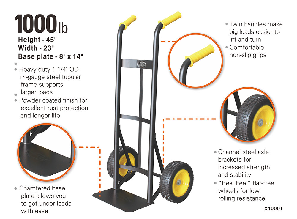 Heavy Duty Twin Handle Hand Truck