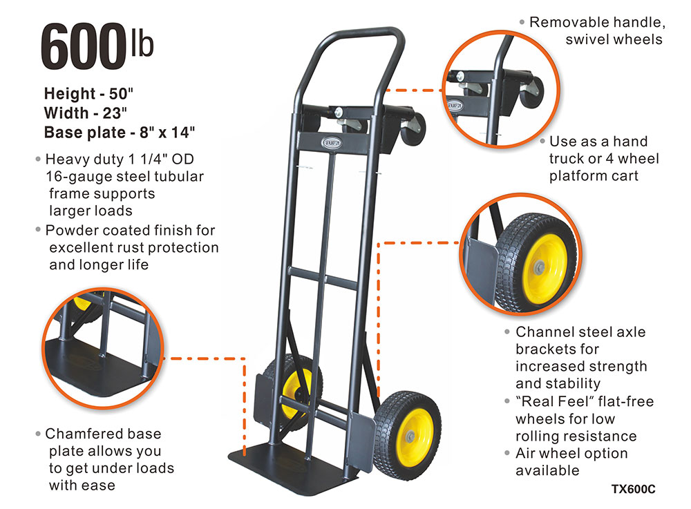 Heavy Duty Convertible Hand Truck