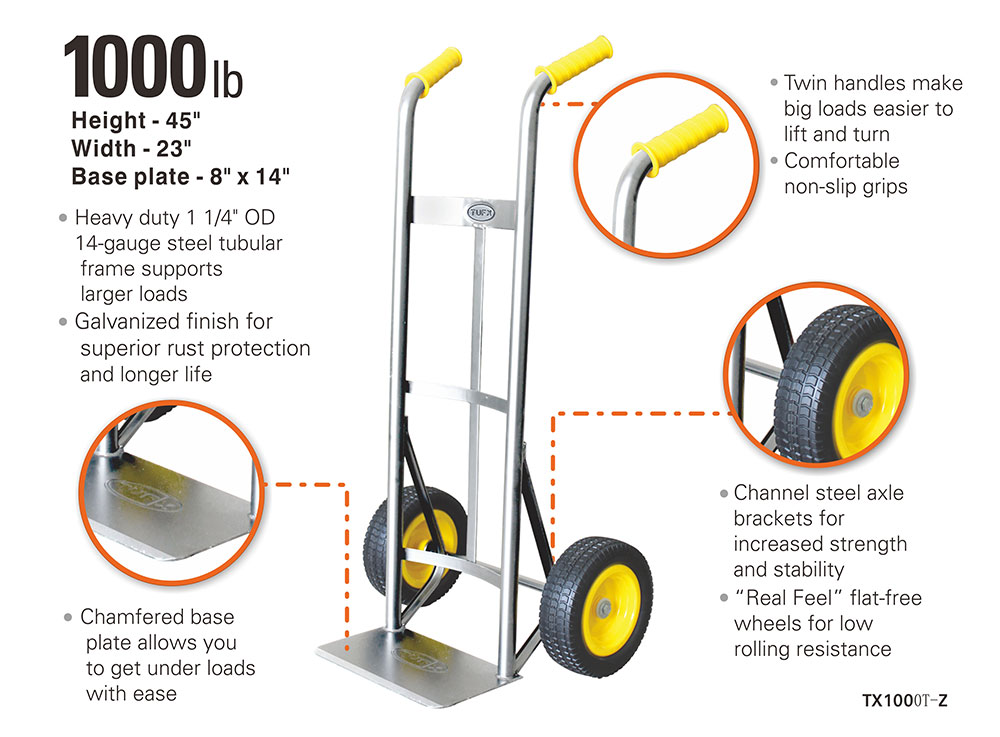 Heavy Duty Twin Handle Hand Truck