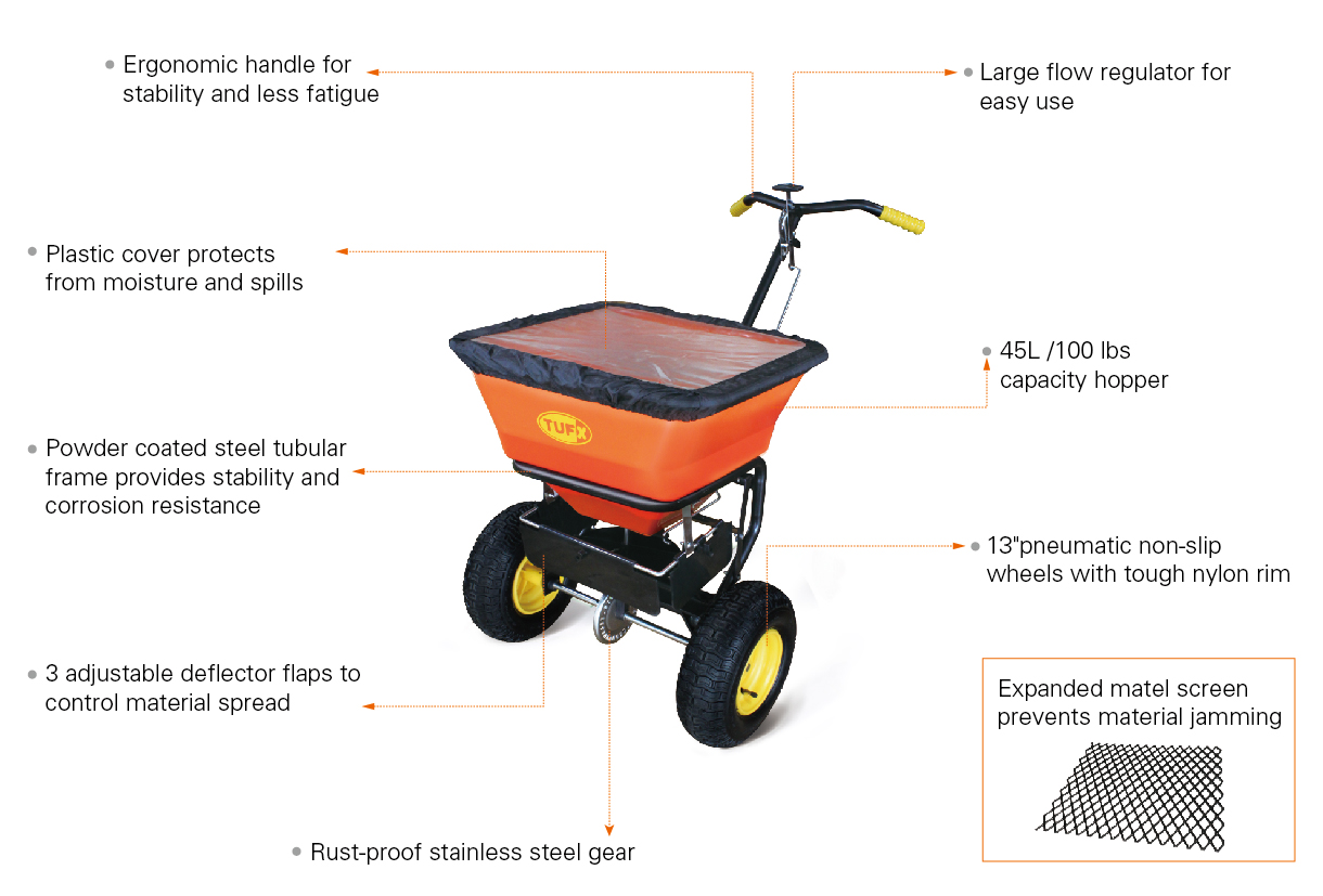 Walk-behind Broadcast Spreader