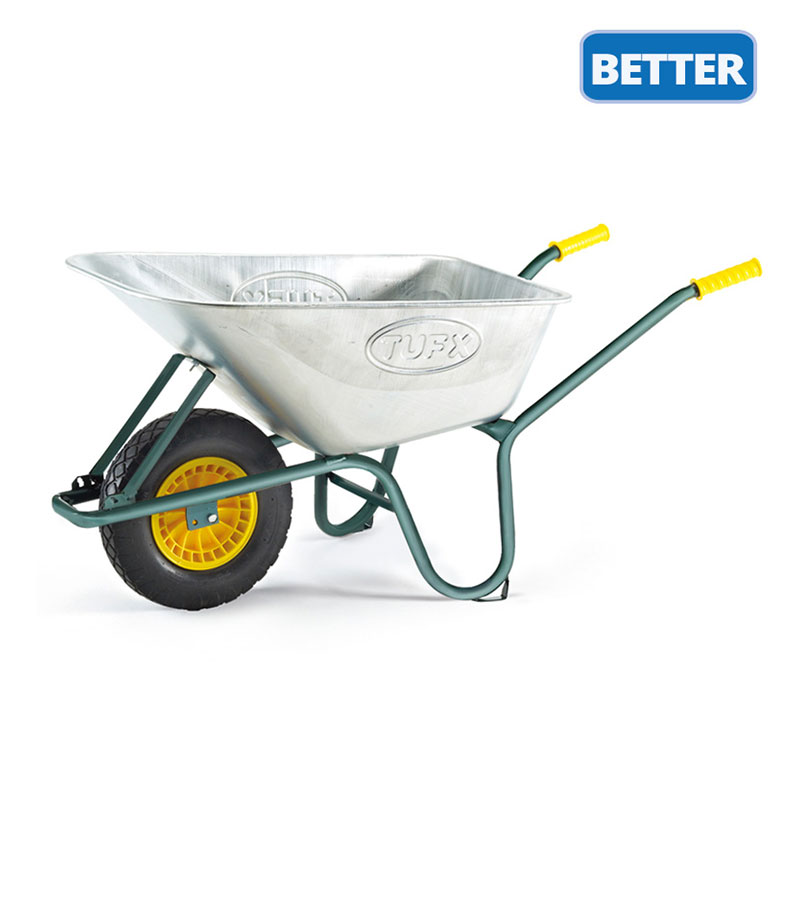 Galvanized Garden Wheelbarrow