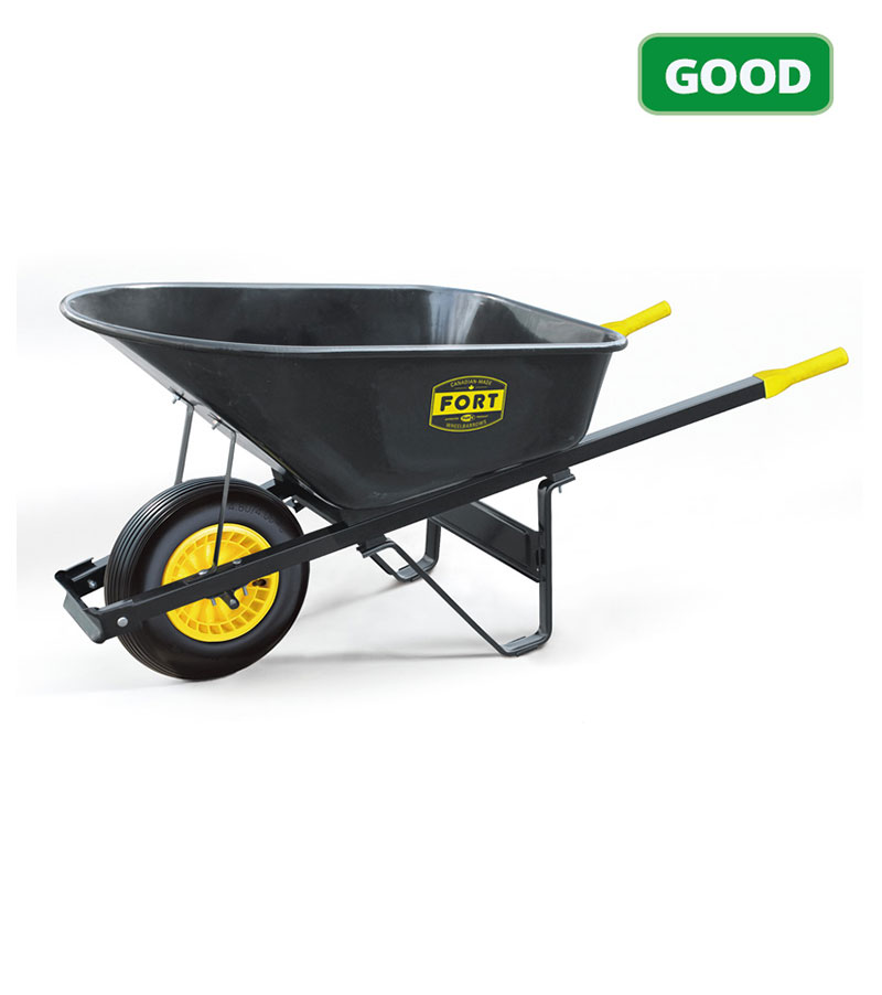 TUFX RS7 Steel Garden Wheelbarrow